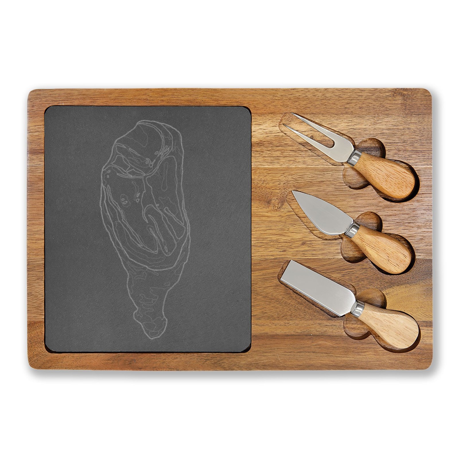 planche à charcuterie gravée – version charcuterie